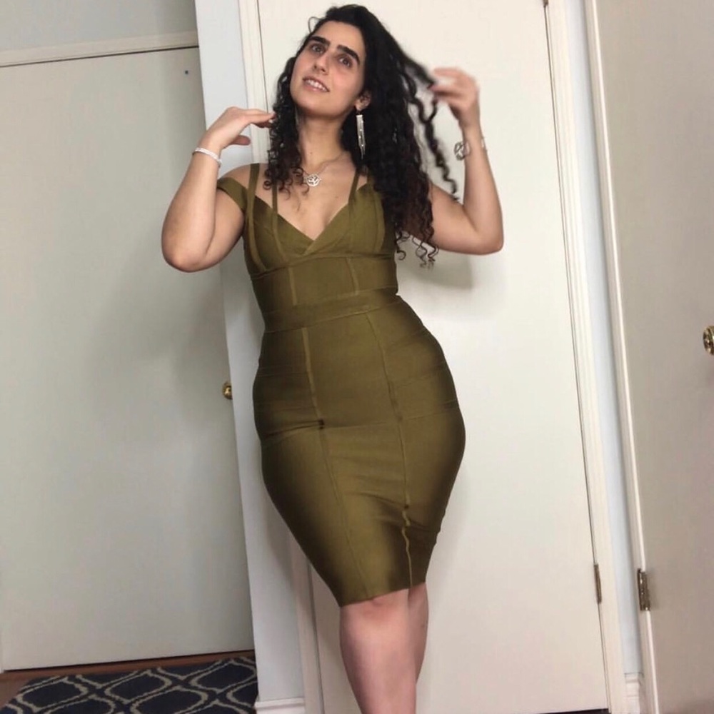 Fashion Nova Dress-Lansa Bandage Dress,NEW HAS TAG